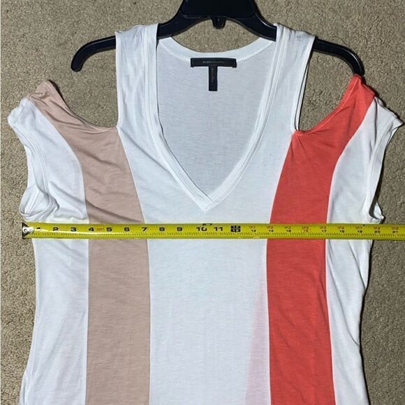 NWT MSRP $158 BCBGMAXAZRIA Women's Preslee Short Sleeve Top Women's Size Large - Picture 7 of 10